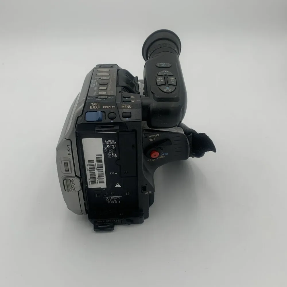 Panasonic Black and Silver Video Camera